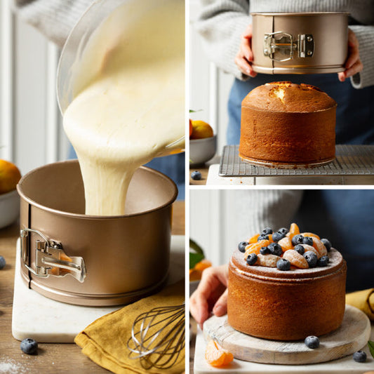 Decora Rose Gold Line Springform Pan 16.5cm