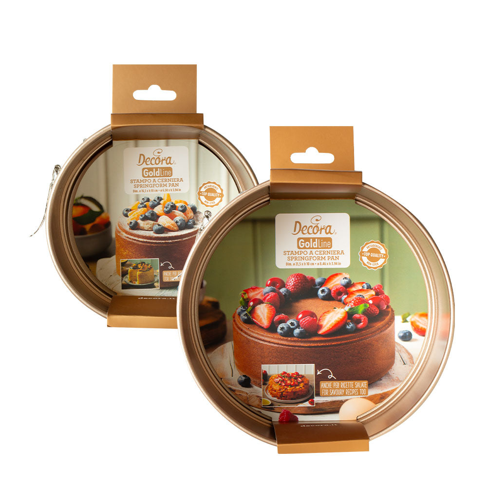 Decora Rose Gold Line Springform Pan 21.5cm