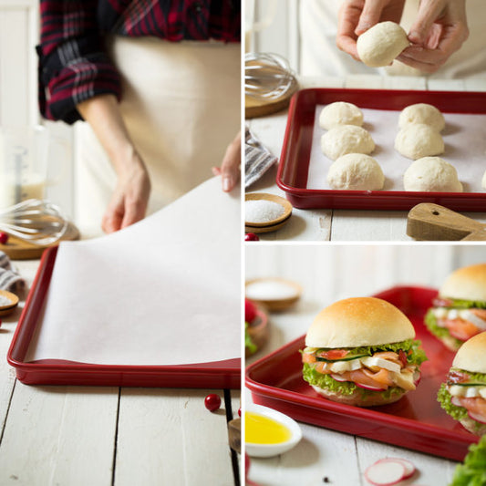 Decora Red Celebration Rectangular Pan