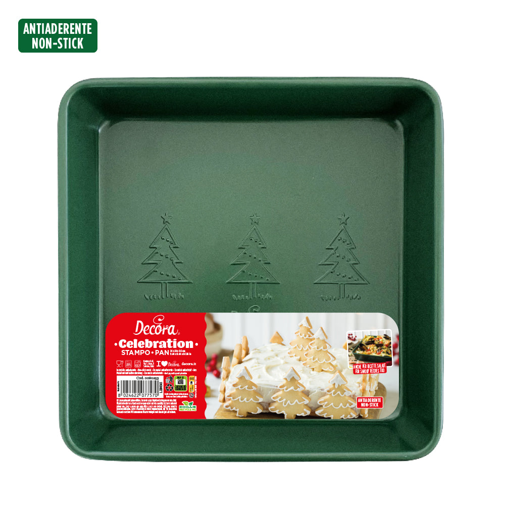 Decora Green Celebration Square Pan