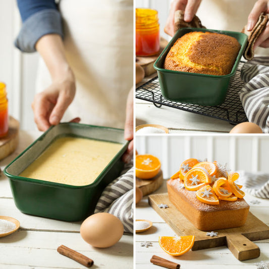 Decora Green Celebration Loaf Pan