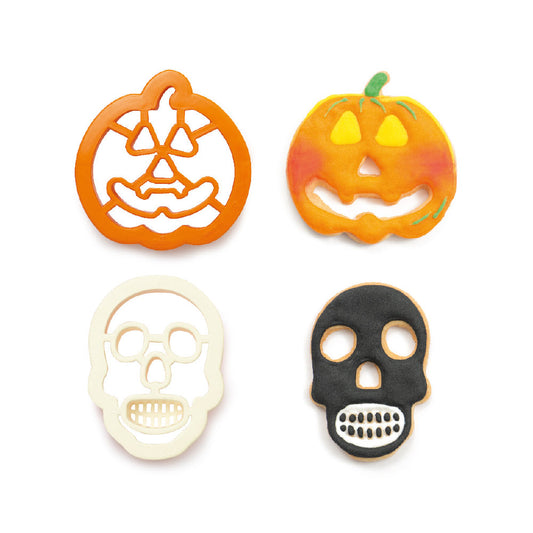 Decora Skull & Pumpkin Cookie Cutters