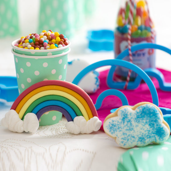 Decora Rainbow & Cloud Cookie Cutters