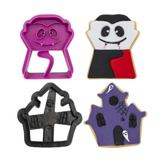Decora Vampire & Haunted House Cookie Cutters