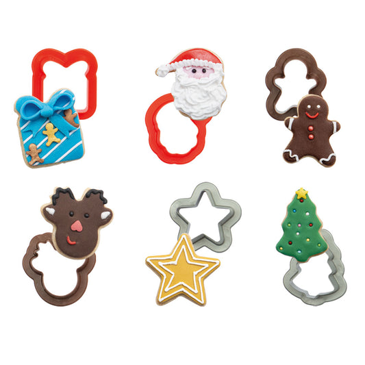 Decora Mini Christmas Cookie Cutters