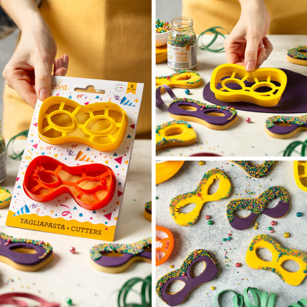 Decora Carnival Masks Cookie Cutters