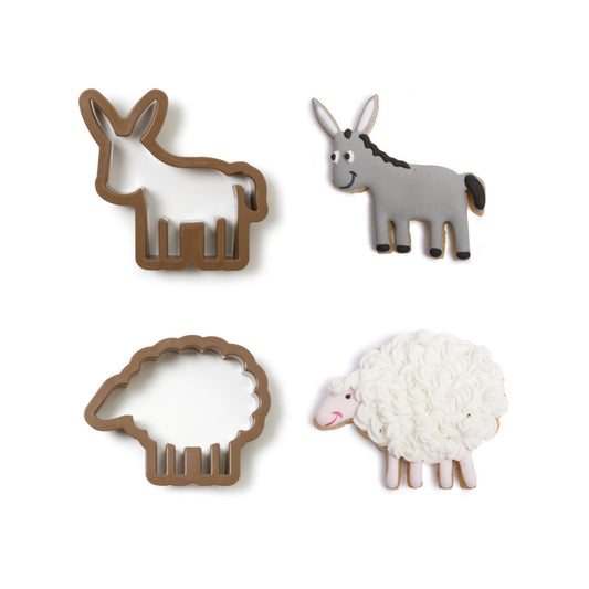 Decora Donkey & Sheep Cookie Cutters