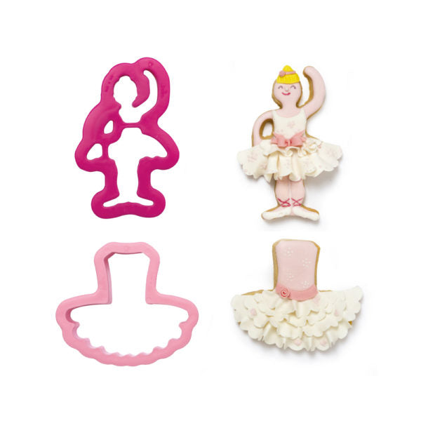Decora Ballerina & Tutu Cookie Cutters