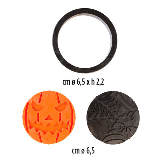 Decora Halloween Cookie Cutter and Stamp Set