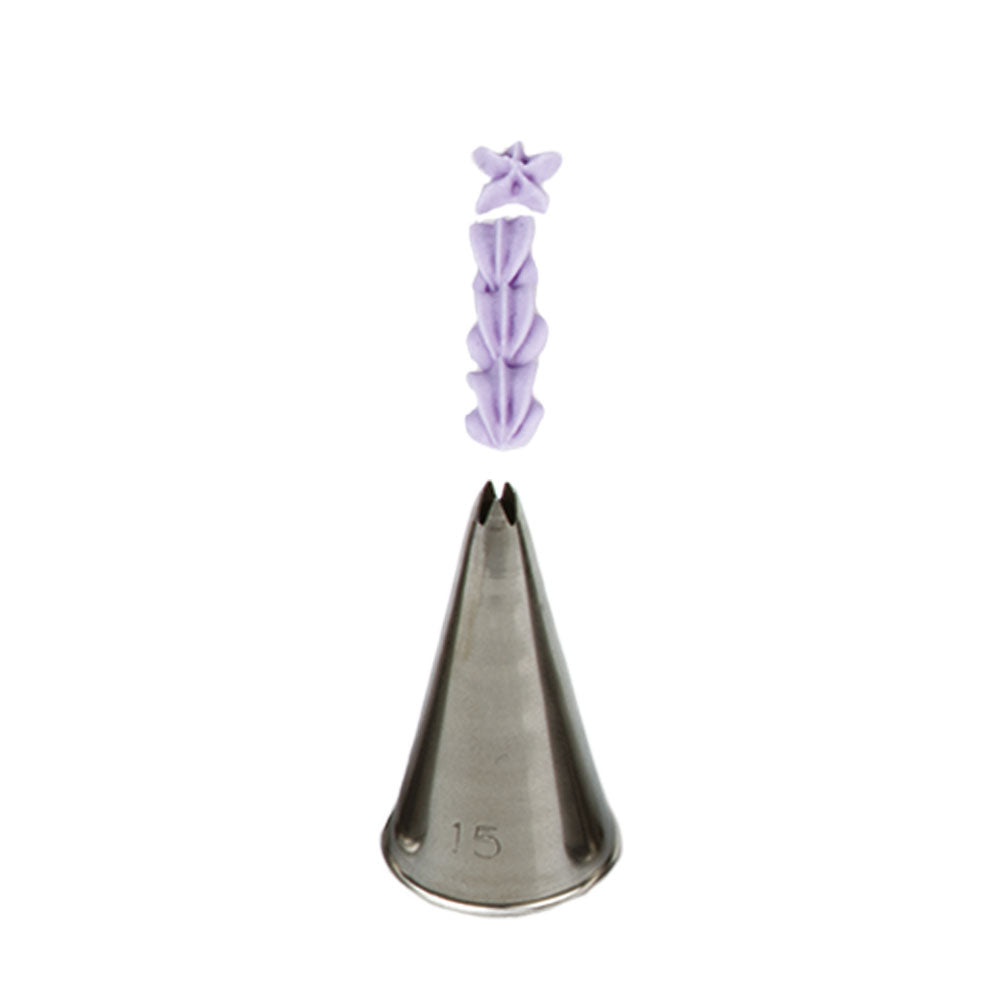 Decora Piping Tip Open Star 15