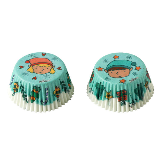 Decora Santa's Elves Cupcake Liners