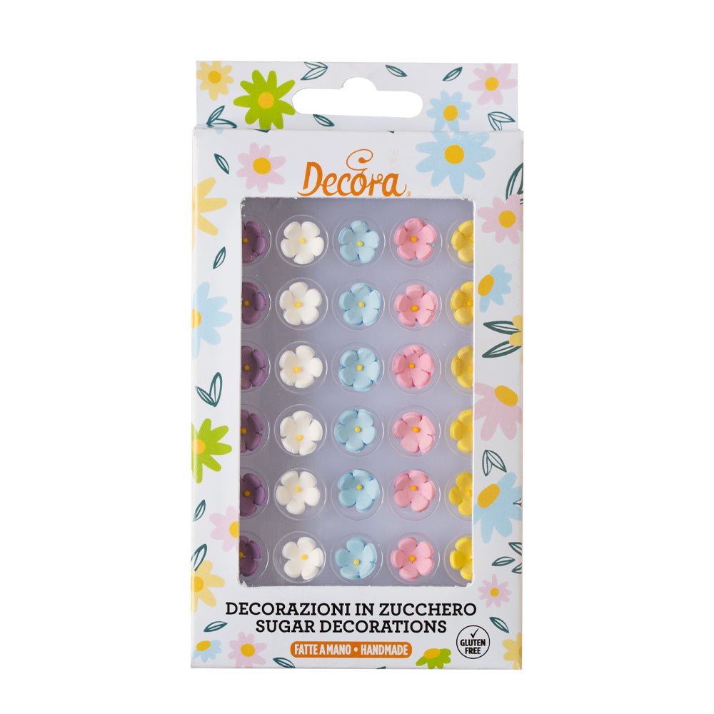 Decora Small Assorted Sugar Flowers