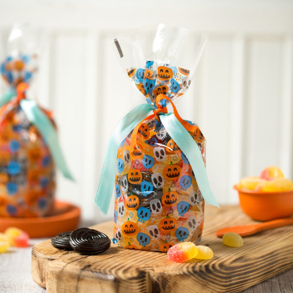 Decora Halloween Pumpkin & Skull Treat Bags