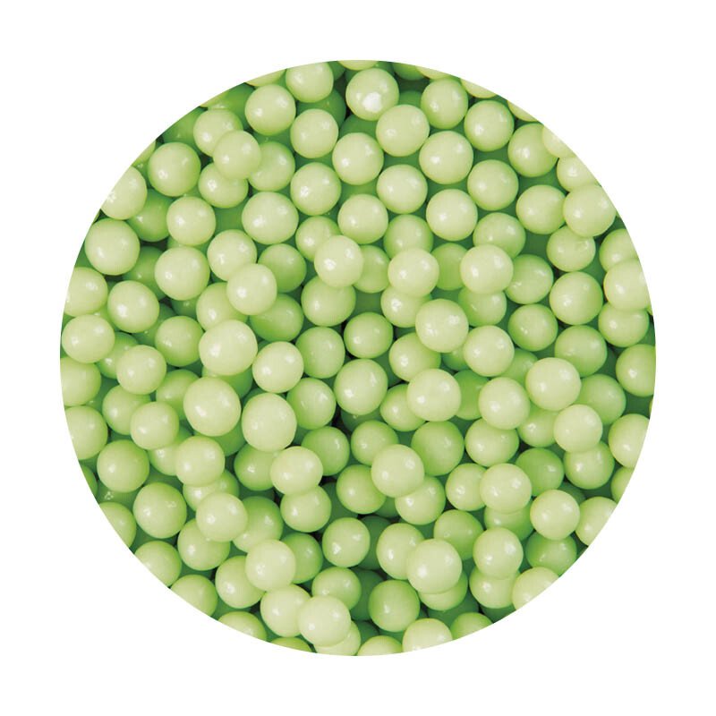 Cake Deco Light Green Pearls 4mm