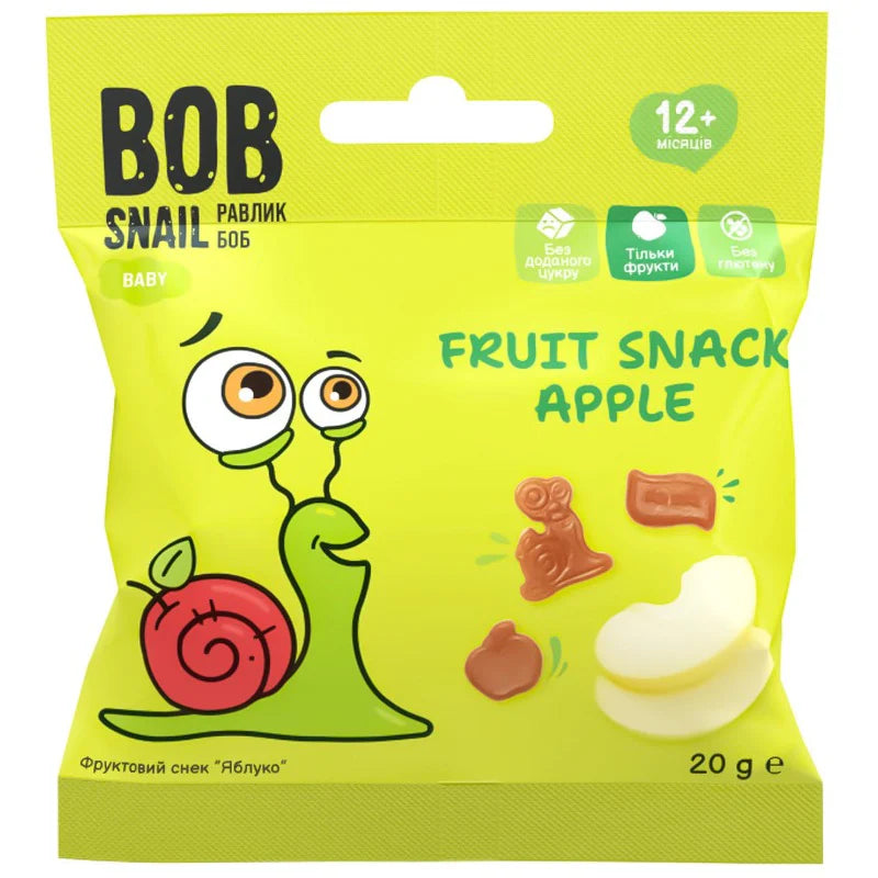 Bob Snail Fruit Snack Apple
