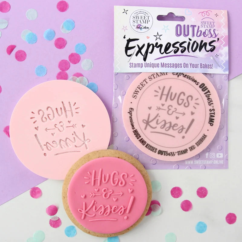 Sweet Stamp OUTboss Expressions - Hugs & Kisses - Regular Size