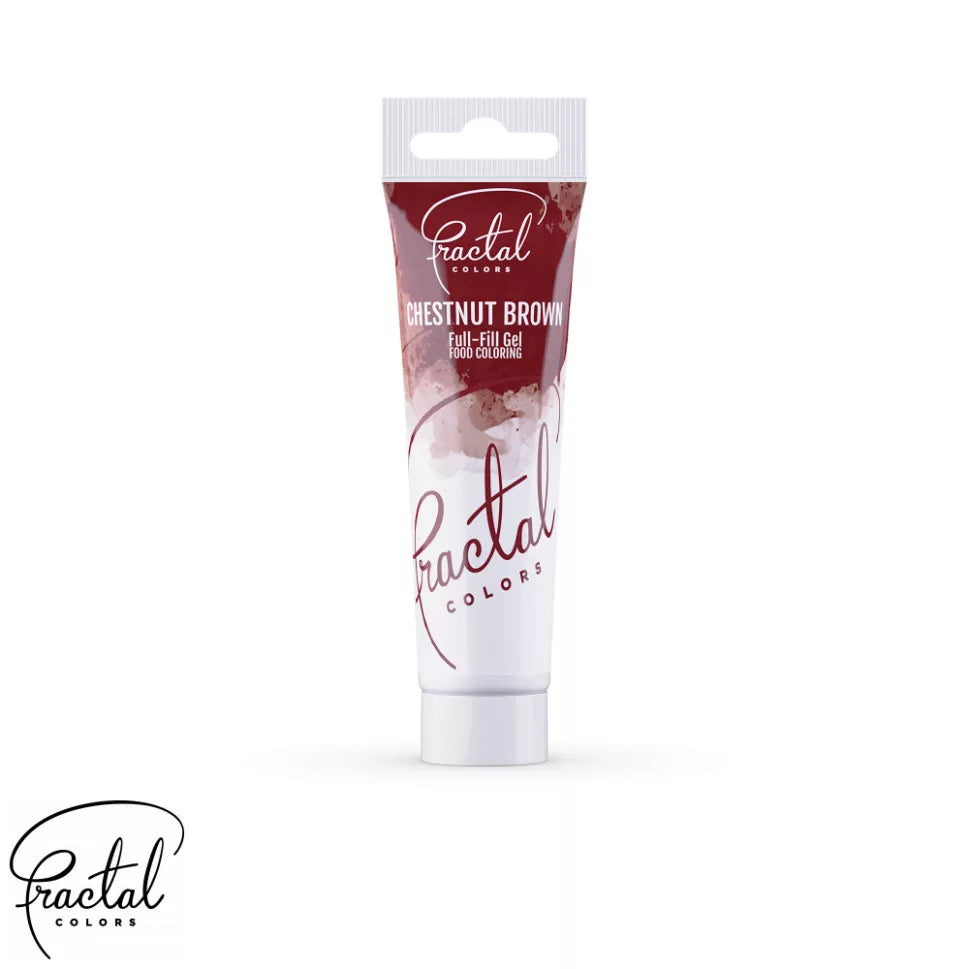 Fractal Full-Fill Gel Food Coloring 30g - Chestnut Brown