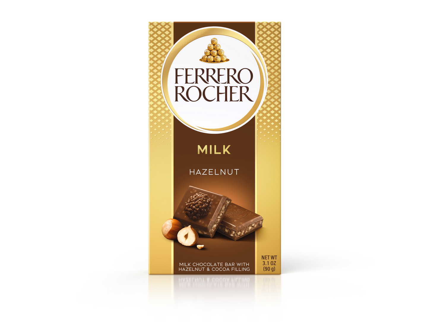 Ferrero Rocher Milk Hazelnut Bar 90g