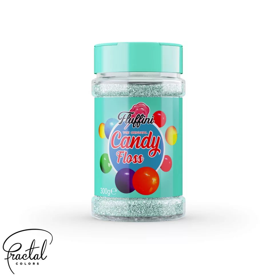 Fluffini Candy Floss Sugar 300g - Bubble Gum