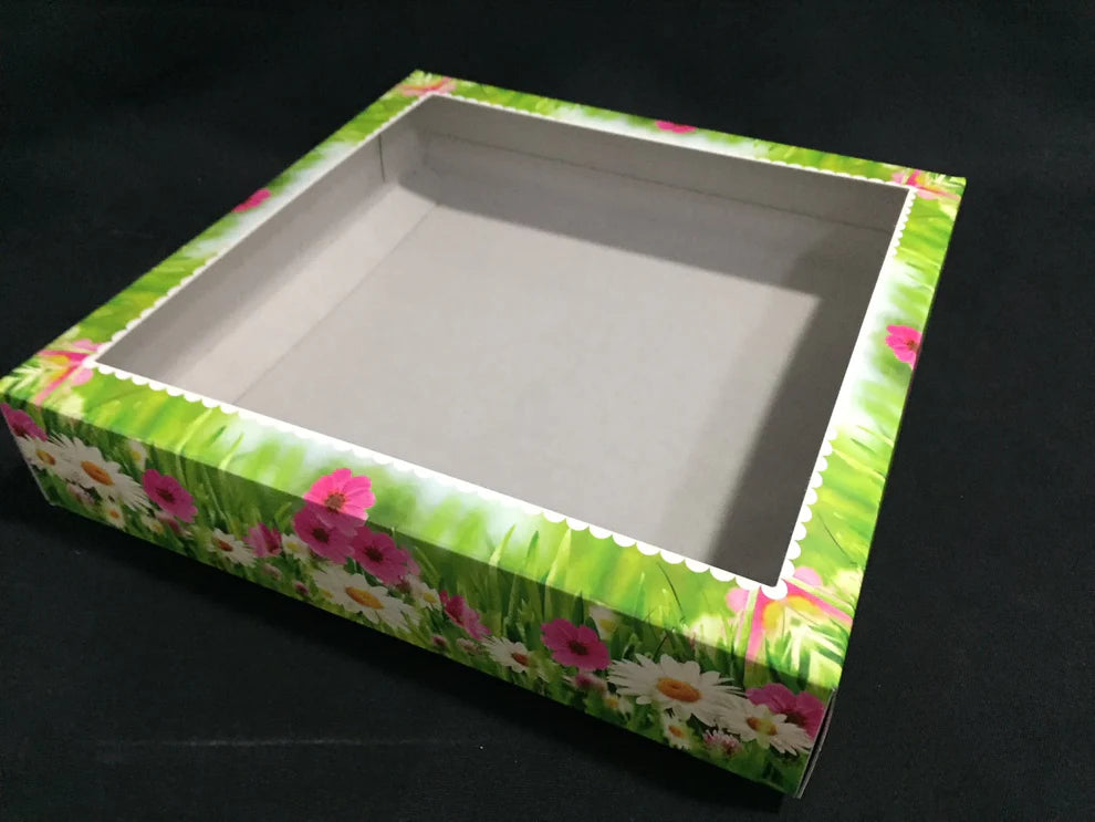 BUY 12 GET 1 FREE - Figolla Square Box Assorted 240 x 240 x 50mm