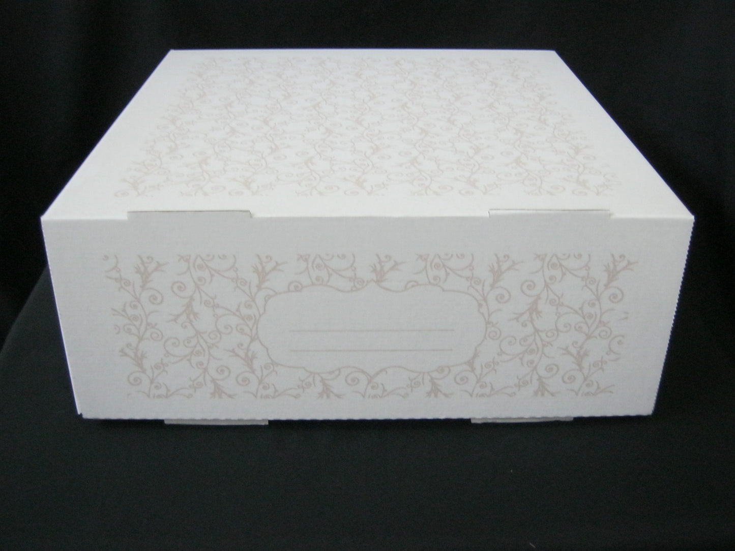 Cake Box Corrugated - Cake Box Corrugated - 370mm x 370mm x 150mm