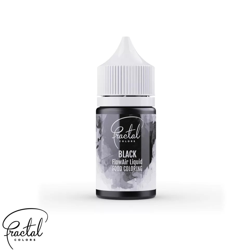 Fractal FlowAir Liquid Food Coloring - 30 g - Black