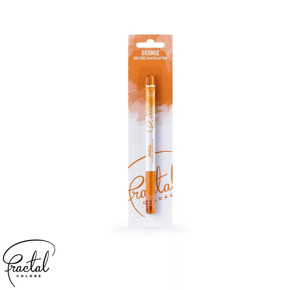 Fractal Calligra Food Brush Pen - Orange