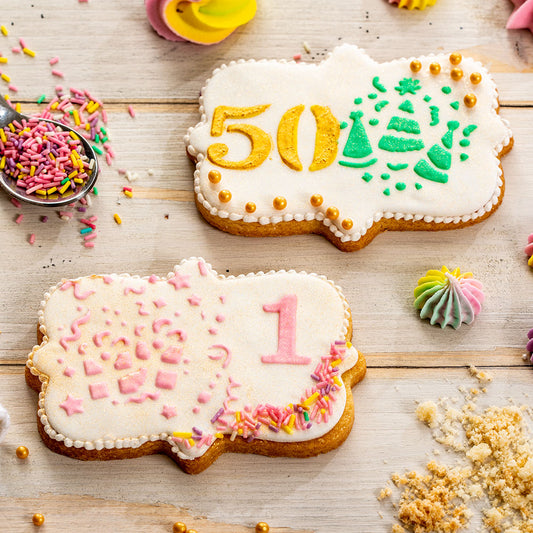 Decora Numbers Stencil