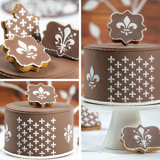 Decora Fleur-de-Lys Stencil