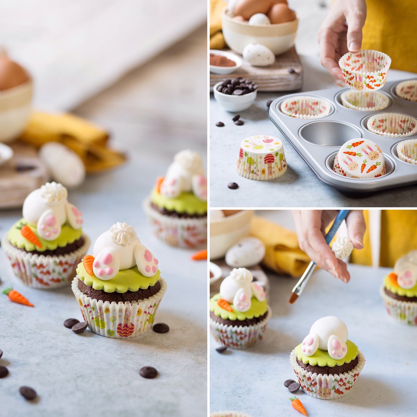 Decora Easter Bunny Cupcake Liners