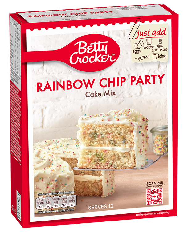 Betty Crocker Rainbow Chip Party Cake Mix