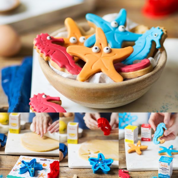 Decora Starfish & Seahorse Cookie Cutters
