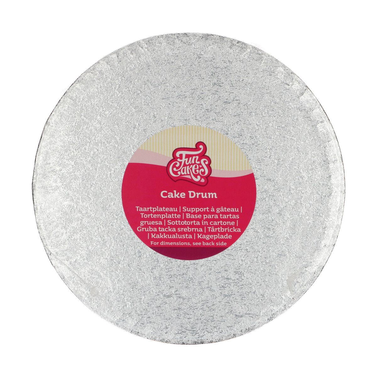 FunCakes Silver Cake Drum