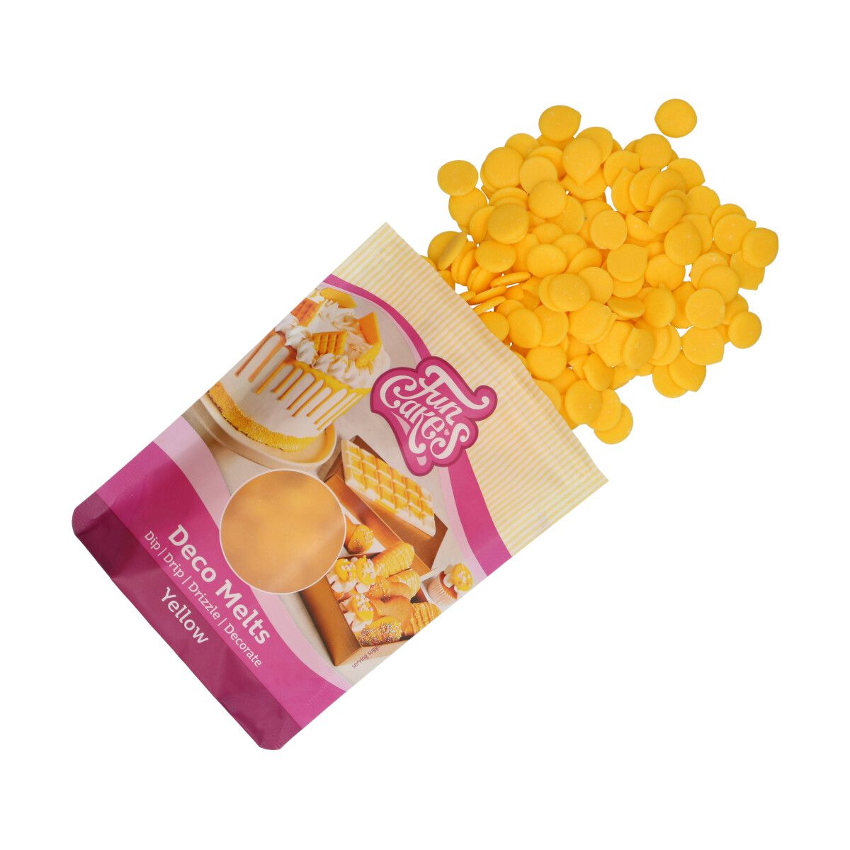 FunCakes Deco Melts -Yellow- 250g
