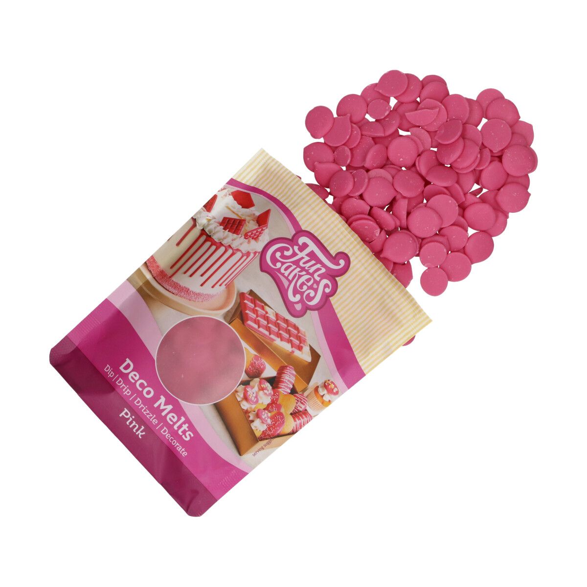 FunCakes Deco Melts -Pink- 250g