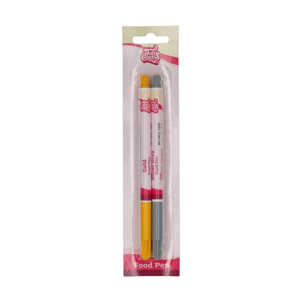 FunCakes Food Pen Gold-Silver Set/2