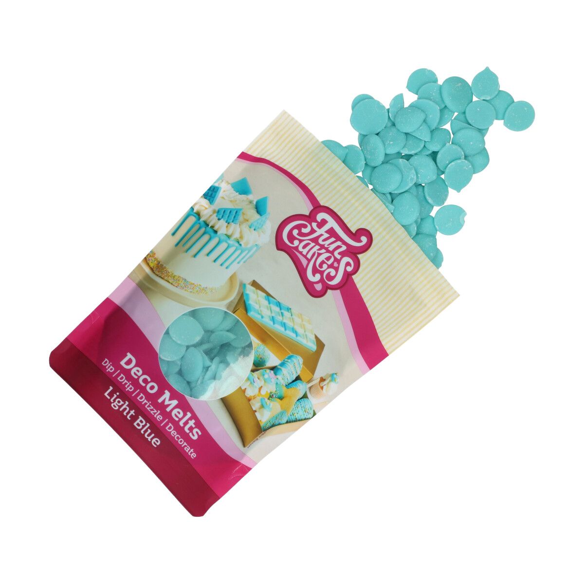 FunCakes Deco Melts -Light Blue- 250g