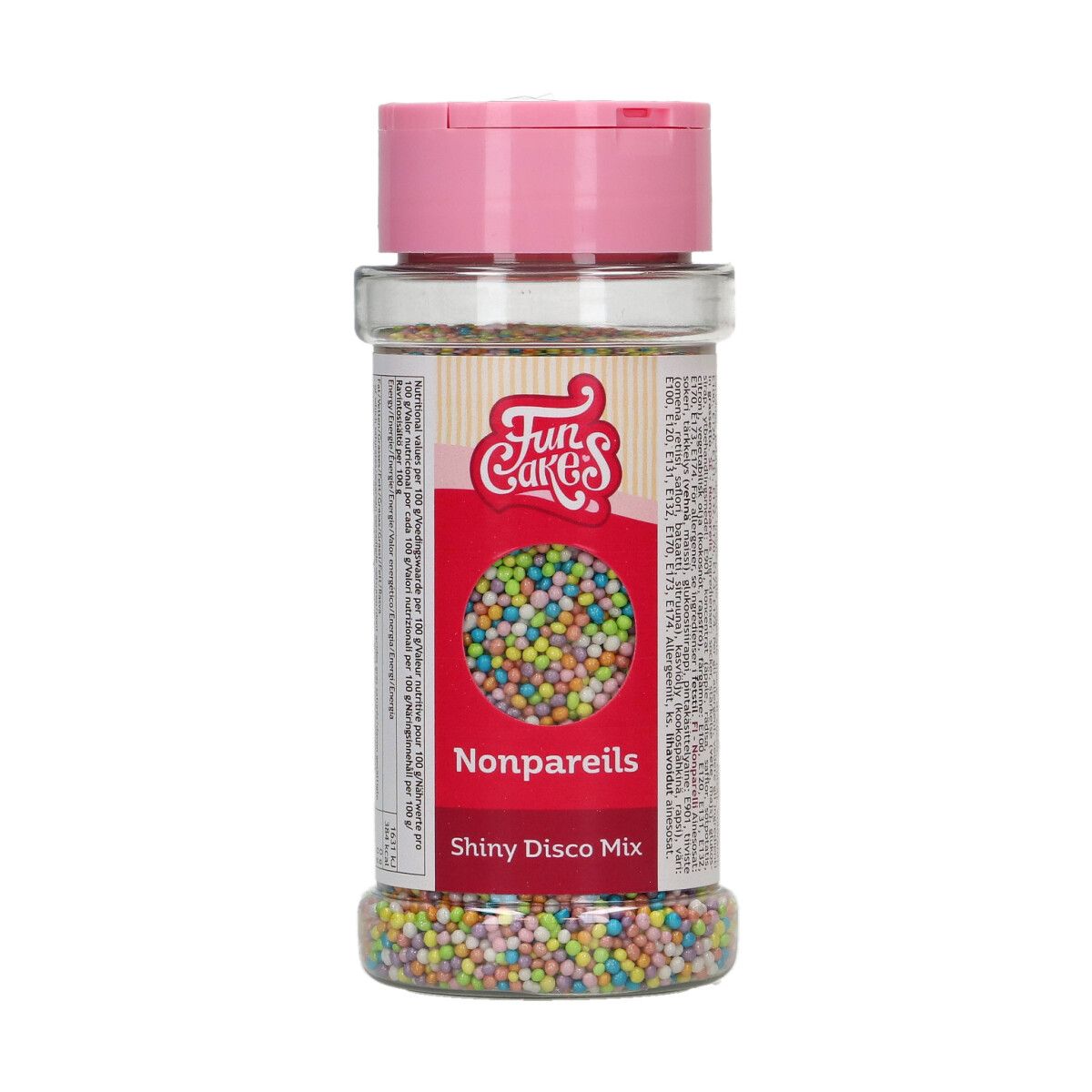 FunCakes Nonpareils Shiny Disco Mix 80g