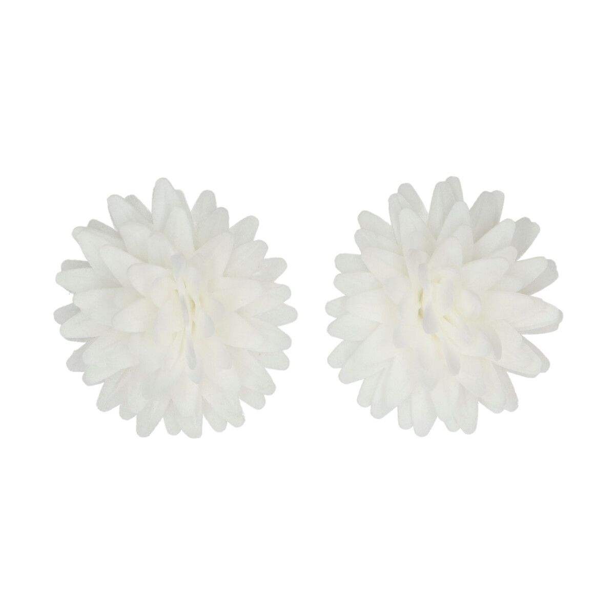 FunCakes Edible Wafer Flowers Deluxe Pompom/Daisy White Medium pk/12