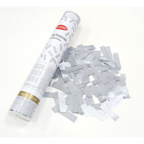 PARTY CANNON WITH SILVER CONFETTI 27.5 CM