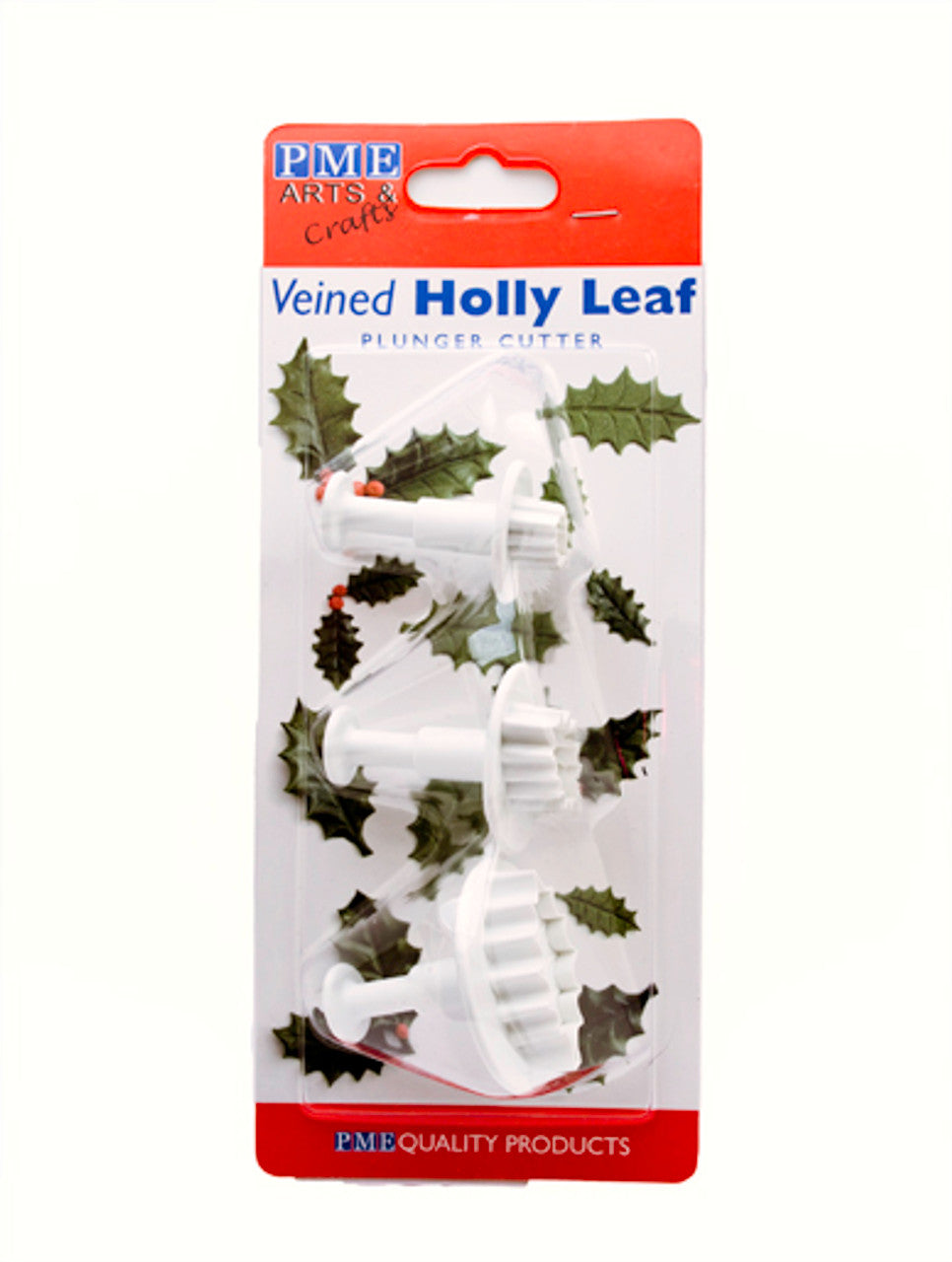 PME Holly Leaf Plunger Cutters x3