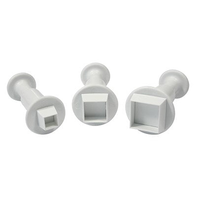 PME Mini Square Plunger Cutters x3