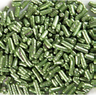 Cake Deco Metallic Green Strands