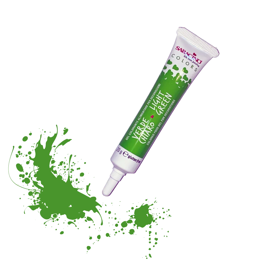 Saracino Food Gel Colour 20g Light Green