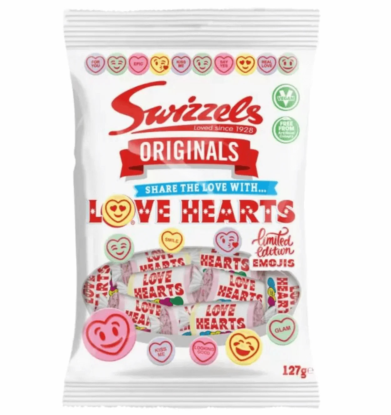 Swizzels Love Hearts Bag 127g
