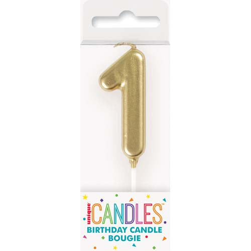 CANDLE GOLD PICK BDAY – NUMBER 1
