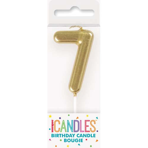 CANDLE GOLD PICK BDAY – NUMBER 7
