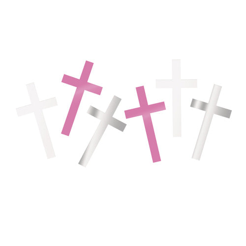 CONFETTI PINK CROSS