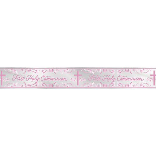 BANNER FOIL – COMMUNION PINK