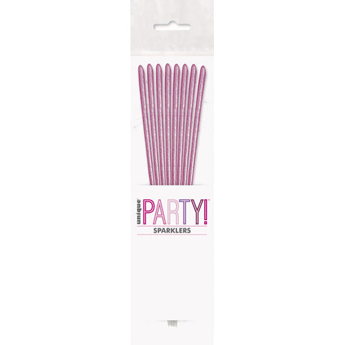 SPARKLERS 7 INCH PINK X 8PCS